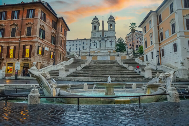 spanish steps in rome 